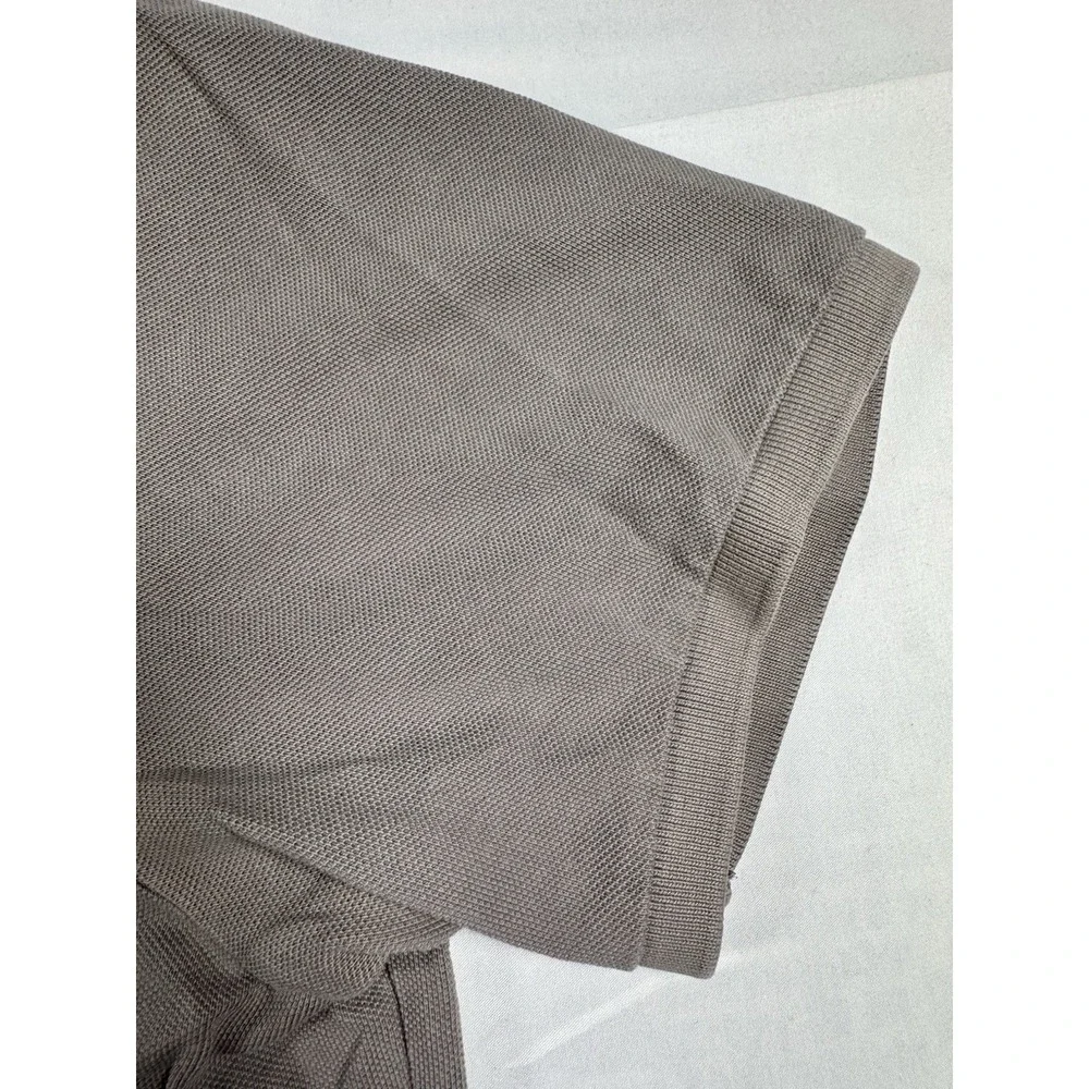 Polo Ralph Lauren Mens Polo Shirt XXL Custom Fit Gray Taupe Pony Short Sleeve